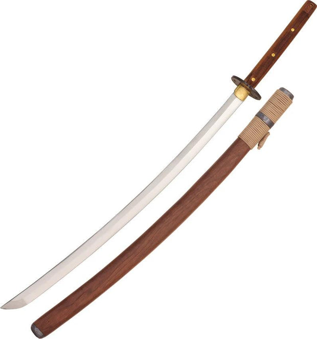Condor Kondoru Katana CTK1015 28.75in 1075HC Blade Mirror Finish Walnut Wood Scabbard For Martial Arts Enthusiasts by Condor