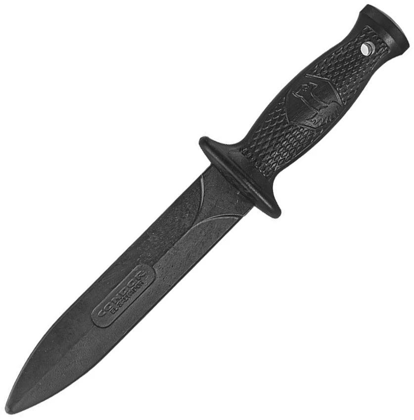 Condor Training Kombat Rubber Dagger For Martial Artists 12 Inch Overall 7 Inch Blade Lanyard Hole by Condor