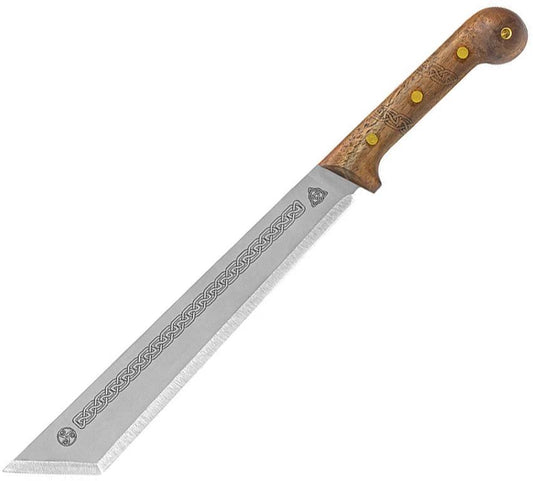 Condor Argyll Scottish Machete 12.25in 1075HC Blade With Walnut Handle Full Tang For Outdoor Survival by Condor