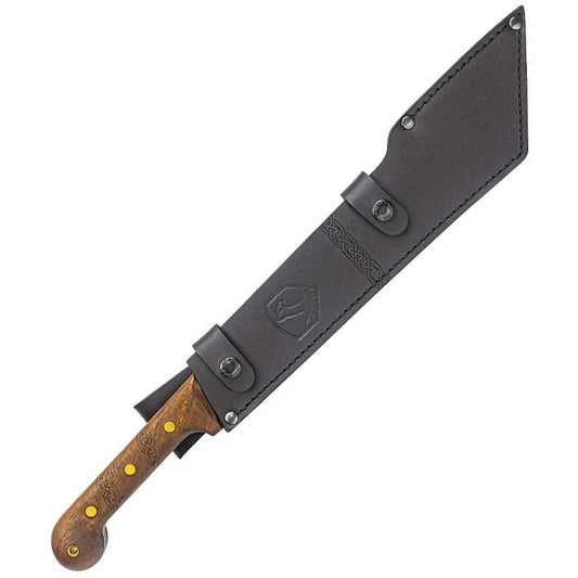 Condor Argyll Scottish Machete 12.25in 1075HC Blade With Walnut Handle Full Tang For Outdoor Survival by Condor
