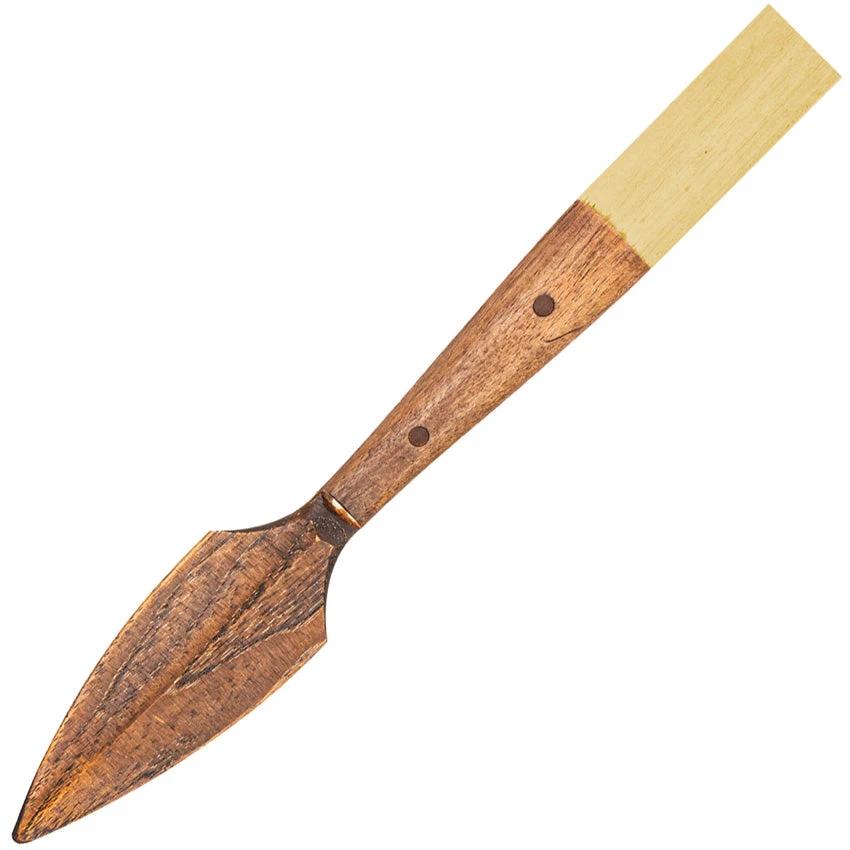 Condor Greek Wooden Spear 45in Paracord Wrapped Burnt American Hickory Handle For Outdoorsmen Survival Ready by Condor