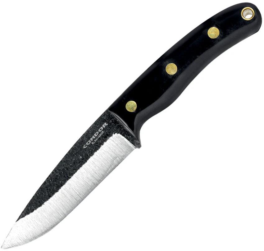 Condor Juliet Fixed Blade Knife 4.25in 440C Stainless Full Tang Micarta For Bushcraft Enthusiasts by Condor