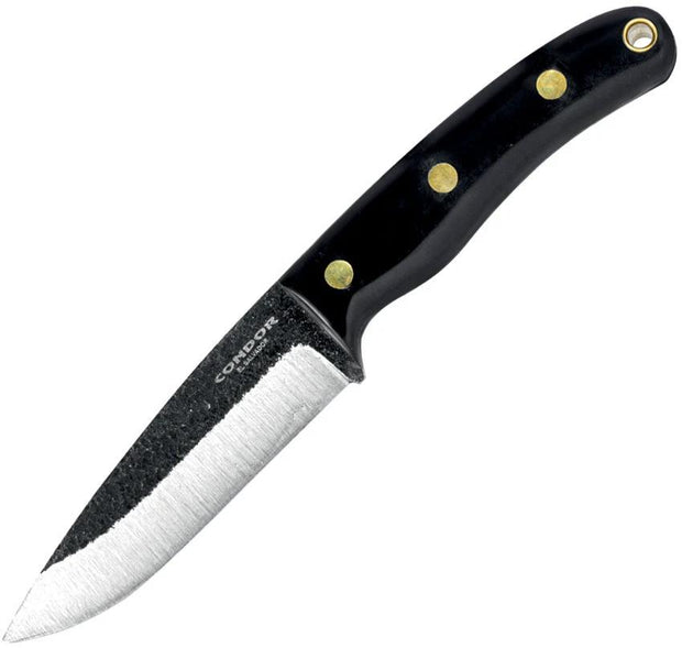 Condor Juliet Fixed Blade Knife 4.25in 440C Stainless Full Tang Micarta For Bushcraft Enthusiasts by Condor