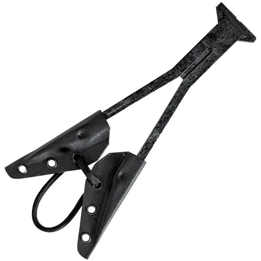 Condor Tantar Harpoon CTK115 Rugged 6 Inch 1075HC Blade With Black Powder Coat And Kydex Sheath For Outdoor Survivalists by Condor