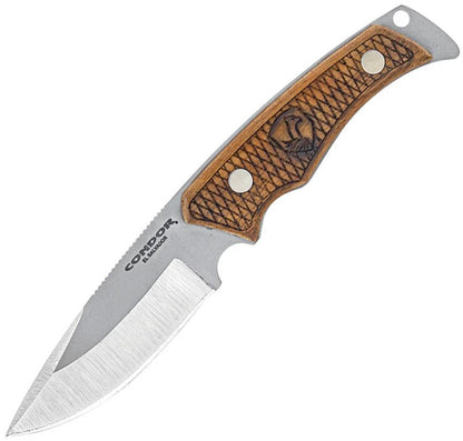Condor Okavango Hunting Knife CTK118 Satin 440C Blade Full Tang Walnut Handle Premium Leather Sheath For Hunters by Condor