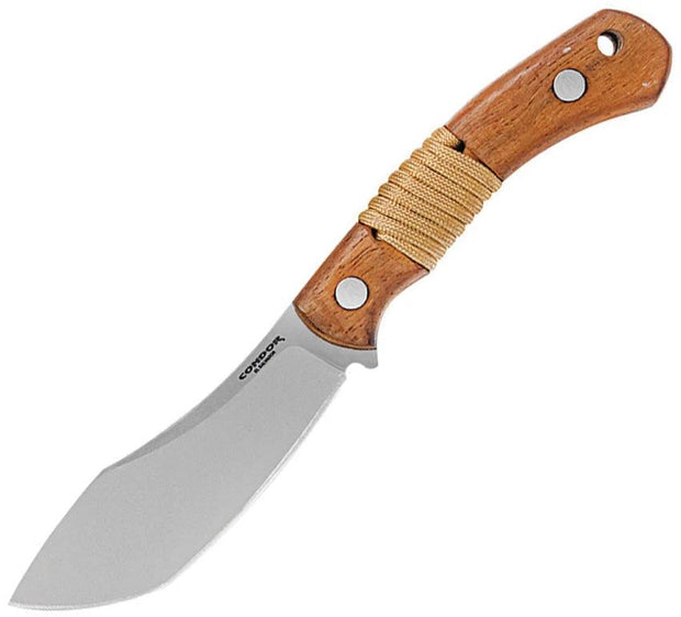 Condor Mountaineer Trail Knife CTK120 4.13in Full Tang Cord Wrapped Walnut For Outdoor Enthusiasts by Condor