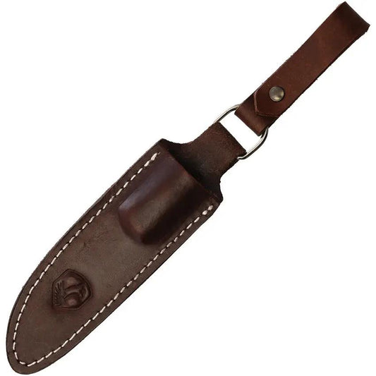 Condor Mountaineer Trail Hunter Knife CTK120 Fixed Blade Walnut Handle Full Tang Cord Wrapped For Outdoor Enthusiasts by Condor