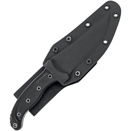 Condor Pandur Knife CTK1818 Fixed Blade 4.5in 1075HC Steel Black Micarta Handle Full Tang Kydex Sheath Outdoor Use by Condor