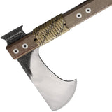 Condor Tactical PASS Hawk Axe 15 Inch For Survivalists With 3 Inch Cutting Edge 1075HC Steel Micarta Handle by Condor