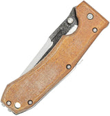 Condor Tactical Pass Com-Tact Liner Knife CTK1835-5MSK 4.25in Blade 14C28N Sandvik Steel Tan Micarta For EDC by Condor