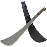 Condor Viking Machete CTK2090SHC 20In Carbon 1075 Blade Full Tang Walnut Handle Leather Sheath for Outdoor Enthusiasts by Condor