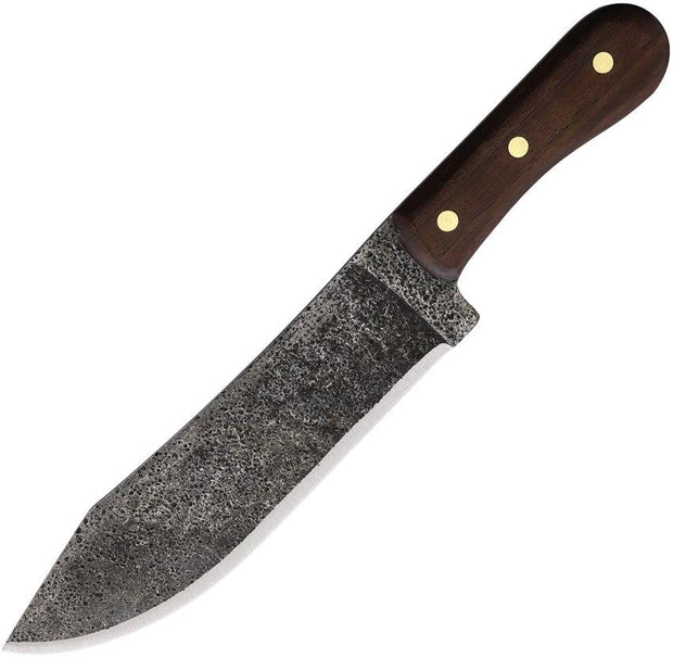 Condor Hudson Bay Knife Outdoor Survival Full Tang 8.25in 1075HC Blade Walnut Handle Leather Sheath by Condor