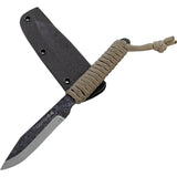 Condor Bushnecker Knife CTK2800 3.25 Inch 1075 Carbon Steel Neck Knife One Piece Construction Lanyard Outdoorsmen by Condor