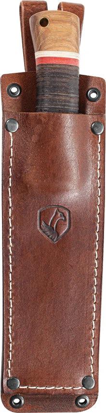 Fixed Blade Knife Condor Country Backroads 1075HC Steel Rugged Outdoors Leather Handle Belt Sheath by Condor