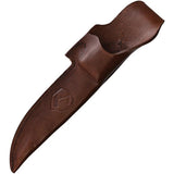 Condor Prius Fixed Blade Knife Premium Satin 440C Full Tang With Brown Micarta Handle And Belt Sheath For Outdoor Pros by Condor