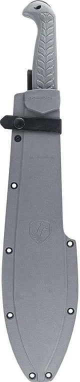Condor Terrachete Machete 14.63in Blade 1075HC Rugged Full Tang Gray Polypropylene Handle Belt Sheath Outdoor Enthusiasts by Condor