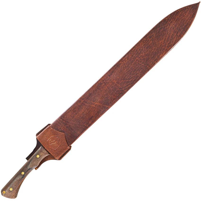 Condor Polar Wind Machete 20.38in 1075HC Satin Blade Walnut Full Tang For Outdoor Survivalists by Condor