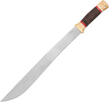 Condor Country Backroads Machete 15.88in 1075HC Blade Durable Burnt Hickory Handle Belt Sheath For Outdoorsmen by Condor