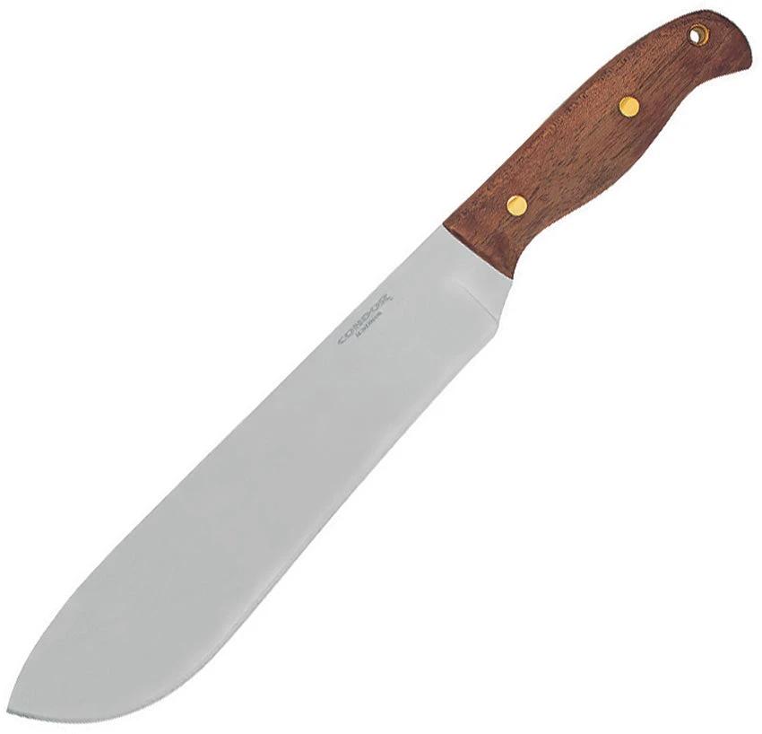 Condor Ironpath Machete 10 Inch Stainless 420HC Blade Full Tang Walnut Handle Leather Sheath Outdoor Survivalists by Condor