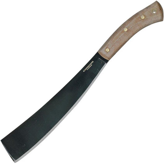 Condor Cambodian Machete CTK3929 16.5in Full Tang 1075HC Blade Canvas Micarta Handle For Bushcraft by Condor