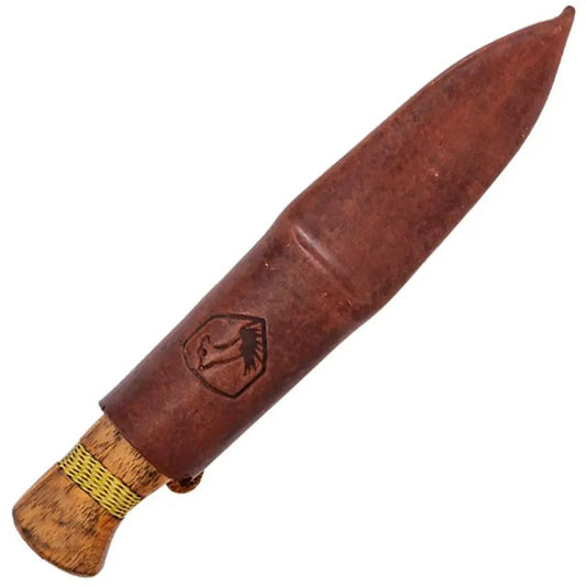 Condor Cavelore Knife Hand Forged 1095HC Blade With Wire Wrapped Burnt Hickory Handle For Outdoor Survivalists by Condor