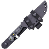 Condor SBK Knife CTK3940 5.28HC Full Tang Outdoor Survival Knife With Black Linen Micarta Handle Kydex Sheath by Condor