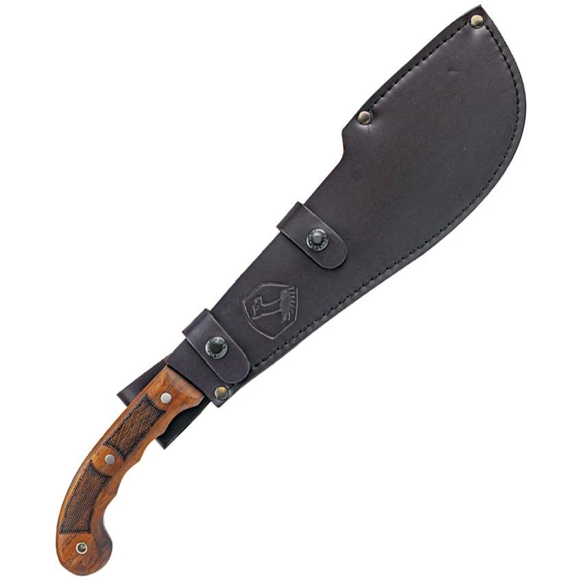 Condor Departure Bolo Machete CTK3955 12.25in 1075HC Steel Full Tang Convex Grind Walnut Handle Rugged Outdoorsmen by Condor