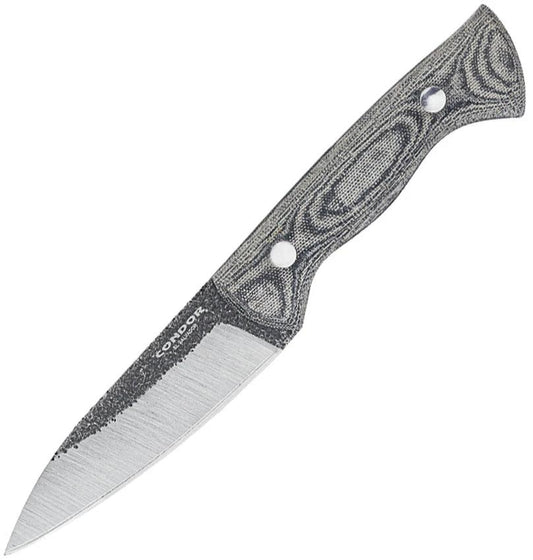 Condor Bush Slicer Sidekick Knife 4.25in 1095HC Full Tang Rugged Camp Tool for Outdoor Enthusiasts by Condor