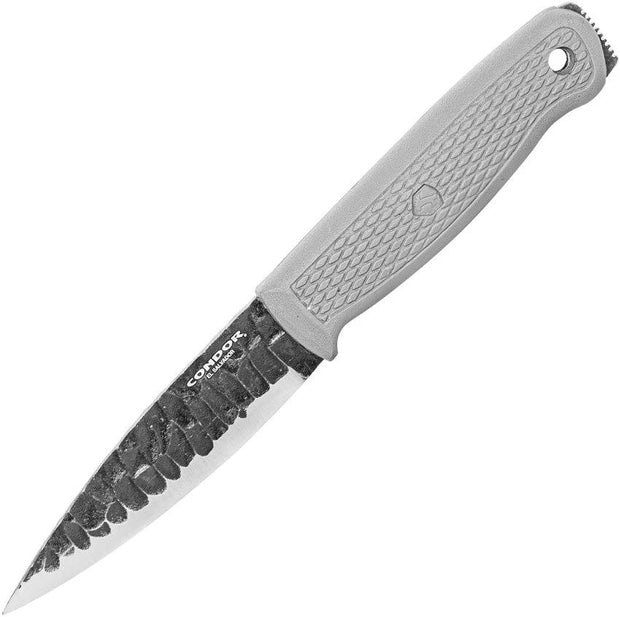 Condor Trog Fixed Blade Knife With Scandi Grind 1095HC Full Tang Rugged Bushcraft Survival by Condor