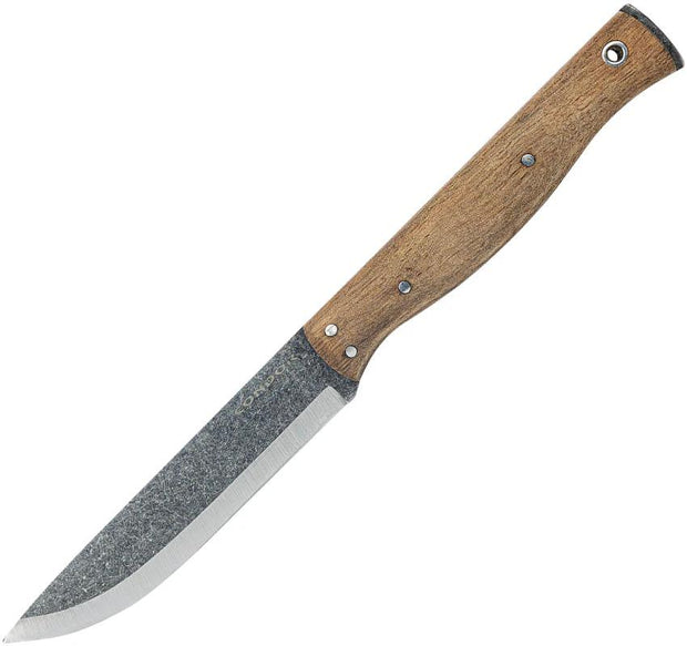 Condor Narrowsaur Fixed Blade Knife With Scandi Grind 1095HC Blade Walnut Handle Belt Sheath For Outdoor Survival by Condor