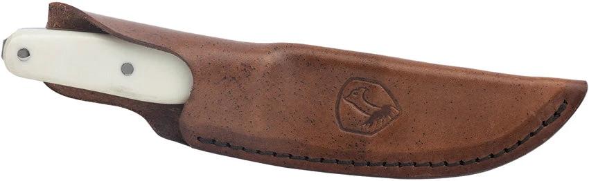 Condor Bonum Fixed Blade Knife CTK3972 Outdoor 4.63in Satin 420HC Blade White Micarta Handle Belt Sheath by Condor