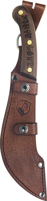 Condor Matatoa Knife CTK3976 7.12 Inch Blade 1095HC Walnut Full Tang With Leather Sheath For Outdoor Enthusiasts by Condor