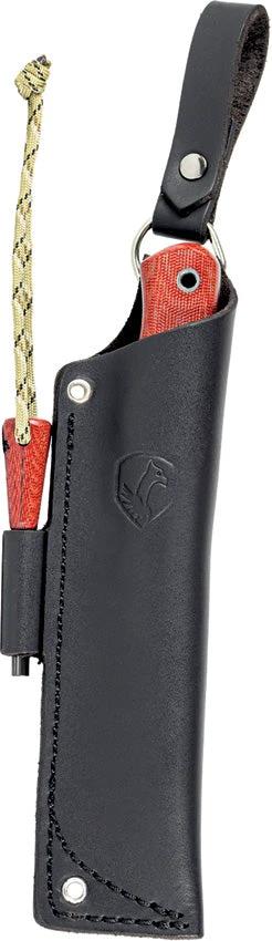 Condor Firewater Fixed Blade Knife With Scandi Grind 440C Blade, Red Micarta Handle, Full Tang Durable Survival Tool by Condor