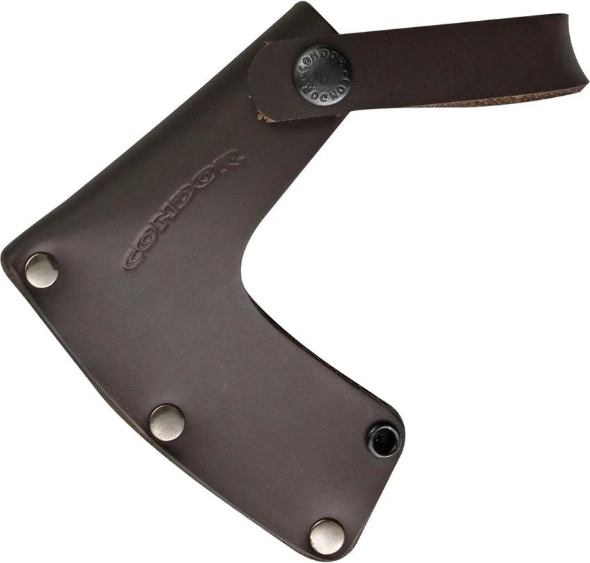 Condor Woodworker Axe CTK4052C15 Durable Woodworking Tool With 5.5 Inch Head American Hickory Handle Leather Sheath by Condor