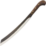 Condor Duku Parang Machete Rugged 16In Blade 1075HC Full Tang Wood Handle Sheath For Outdoor Survival by Condor