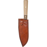 Condor Santoku Knife Kondoru CTK5000 6.5in Blade - Precision 1095HC Steel, Hickory Walnut Handle, Sheath for Home Cooks by Condor