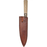 Condor Kondoru Gyuto Knife CTK5002 7.5 Inch Chef Knife With 1095HC Blade And Hickory Walnut Handle Leather Sheath by Condor