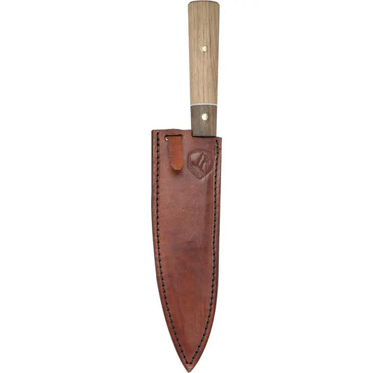 Condor Kondoru Gyuto Knife CTK5002 7.5 Inch Chef Knife With 1095HC Blade And Hickory Walnut Handle Leather Sheath by Condor