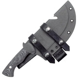 Condor Bush Slicer CTK5005 6.5 Inch Full Tang Knife 1095HC Steel Micarta Handle Kydex Sheath For Outdoorsmen by Condor