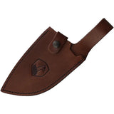 Condor Serbian Kuvar Cleaver CTK5009 6.25 1075HC Steel Full Tang Micarta Handle Leather Belt Sheath For Outdoor Chefs by Condor