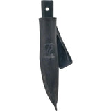 Condor Puukko Knife Urban EDC Satin 1095HC Blade With Black Micarta Handle Full Tang Leather Belt Sheath by Condor