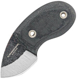 Condor Tortuga Neck Knife 3.5 Inch 1075HC Blade Full Tang For Outdoor Enthusiasts Canvas Micarta Handle Kydex Sheath by Condor