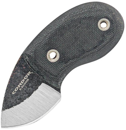 Condor Tortuga Neck Knife 3.5 Inch 1075HC Blade Full Tang For Outdoor Enthusiasts Canvas Micarta Handle Kydex Sheath by Condor