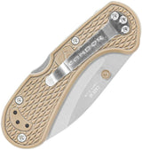 Condor Cadejo Lockback Desert Knife For Outdoor Enthusiasts With Satin 14C28N Blade And Desert Tan Zytel Handle by Condor