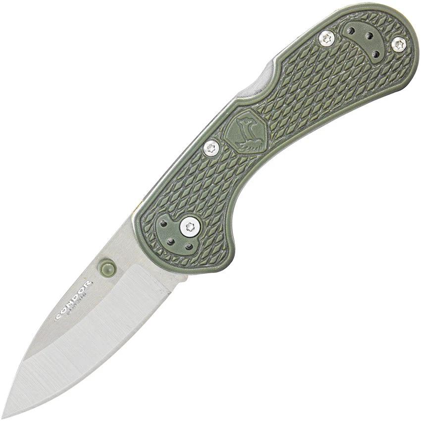 Condor Cadejo Lockback Knife Army Green Zytel Handle EDC by Condor