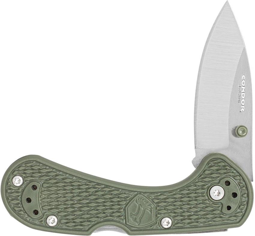 Condor Cadejo Lockback Knife Army Green Zytel Handle EDC by Condor
