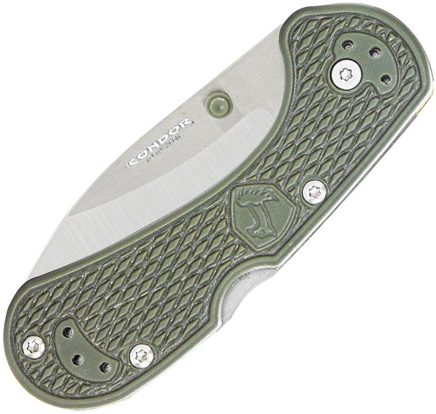 Condor Cadejo Lockback Knife Army Green Zytel Handle EDC by Condor