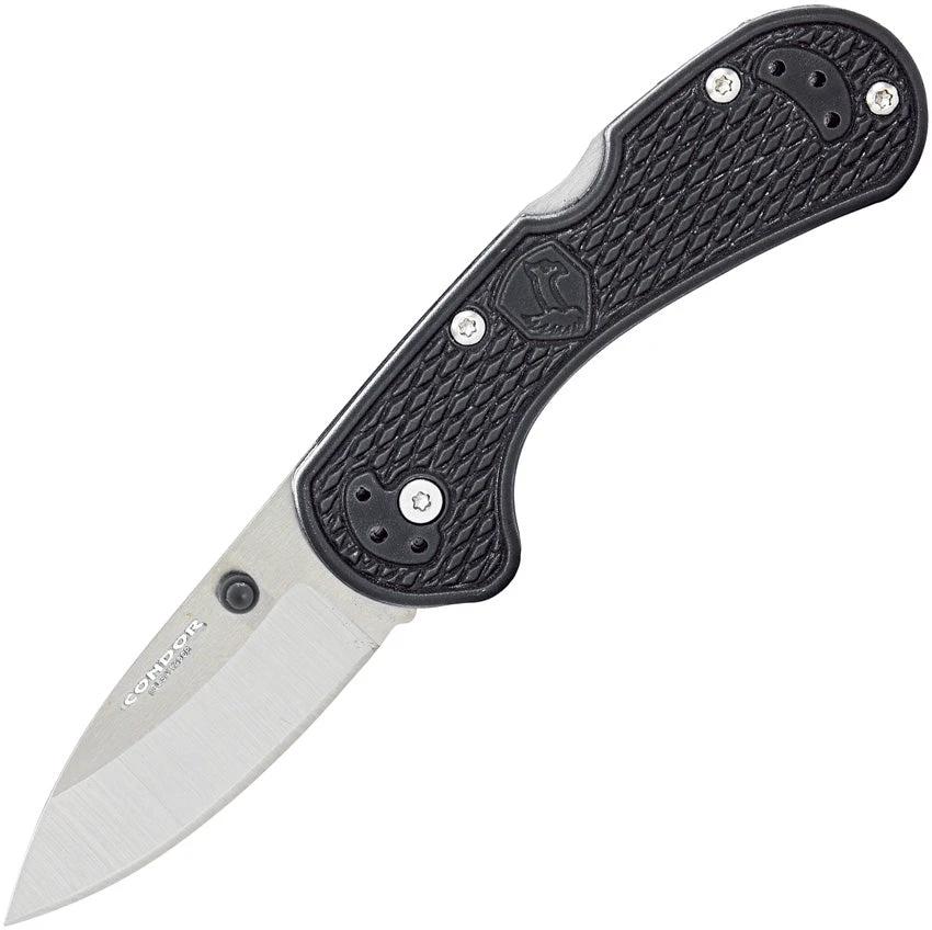 Condor Cadejo Lockback Knife For Outdoor Enthusiasts With Satin 14C28N Drop Point Blade And Zytel Handle by Condor