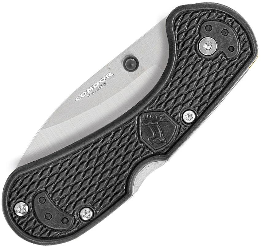 Condor Cadejo Lockback Knife For Outdoor Enthusiasts With Satin 14C28N Drop Point Blade And Zytel Handle by Condor