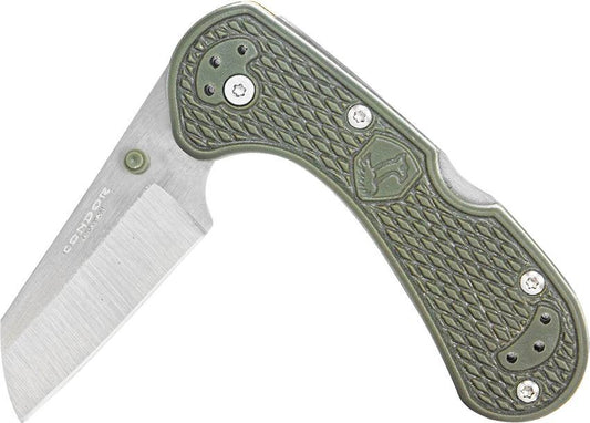 Condor Cadejo Lockback Knife Rugged Green ZyEx Handle Satin 14C28N Blade Outdoor Survival Gear by Condor